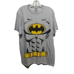 Batman Shirt Men's DC COMICS Batman Uniform T-Shirt Size Large‎